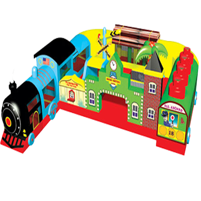Toddler Train Station Interactive Inflatable